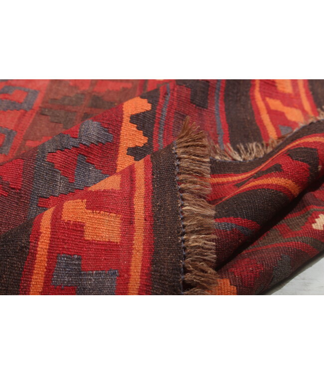 Maimana Handgewebte Orientalisch  Kelim  Wolle Teppich  Kelim 280x240cm