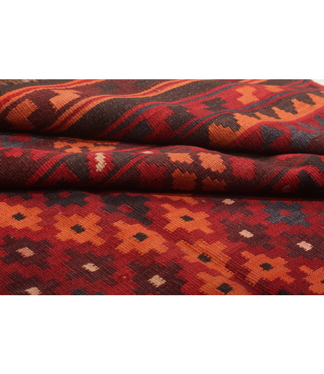 Maimana Hand Woven Afghan Wool Kilim Area Rug 280x240cm