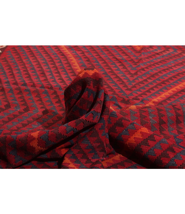 Maimana Handgewebte Orientalisch  Kelim  Wolle Teppich  Kelim 435x250cm