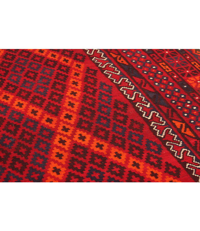 Maimana Handgewebte Orientalisch  Kelim  Wolle Teppich  Kelim 405x247cm