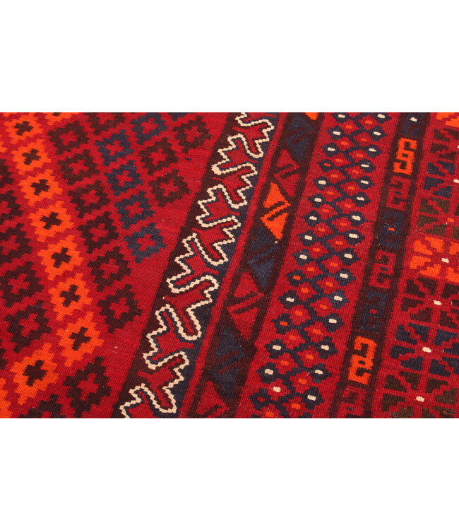 Maimana Handgewebte Orientalisch  Kelim  Wolle Teppich  Kelim 405x247cm