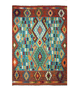 Kelimshop 248x179 cm Handgewebter Traditioneller Kelim Teppich Woll Kelimshop 248x179 cm Handgewebter Traditioneller Kelim Teppich Woll