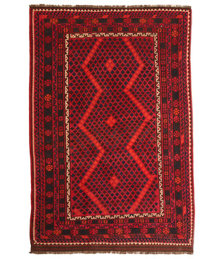 Kelimshop Maimana  Handgewebte Orientalisch Wolle Kelim Teppich  Kelim 348x218cm