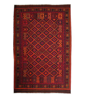 Kelimshop 480x310 cm  Oude stijl vintage kelim Handgeweven Kelim tapijt Maimana