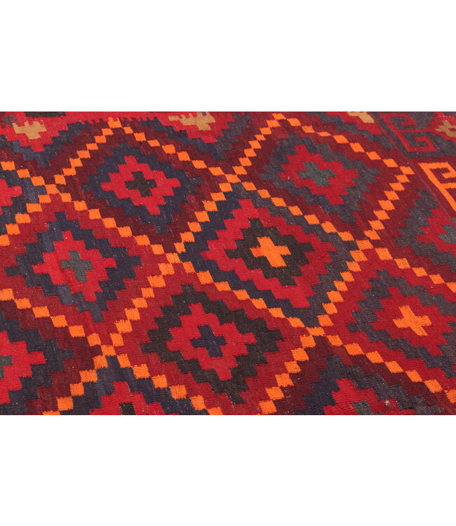 480x310 cm  Oude stijl vintage kelim Handgeweven Kelim tapijt Maimana