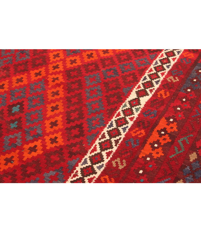 468x258 cm Old style vintage kelim Handwoven Kilim carpet Maimana