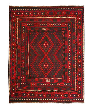 Kelimshop 337x265 cm  Old style vintage kelim Handwoven Kilim carpet Maimana