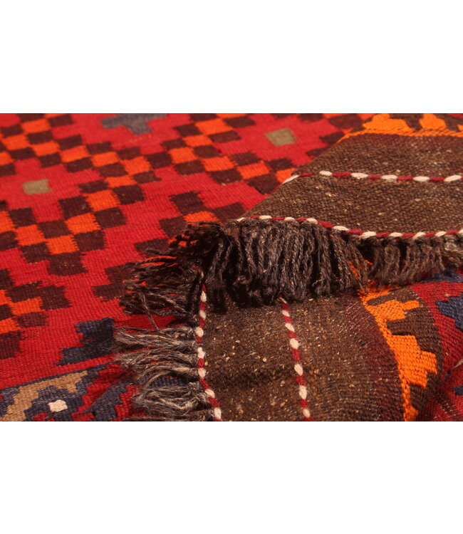 352x242 cm Old style vintage kelim Handwoven Kilim carpet Maimana