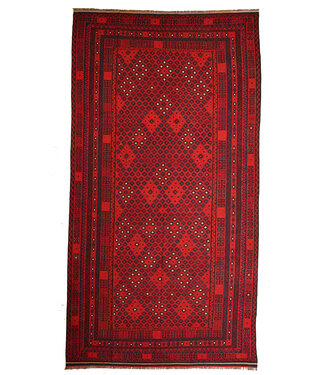 Kelimshop 520x252 cm Vintage-Kelim im alten Stil Handgewebter Kelim-Teppich Maimana