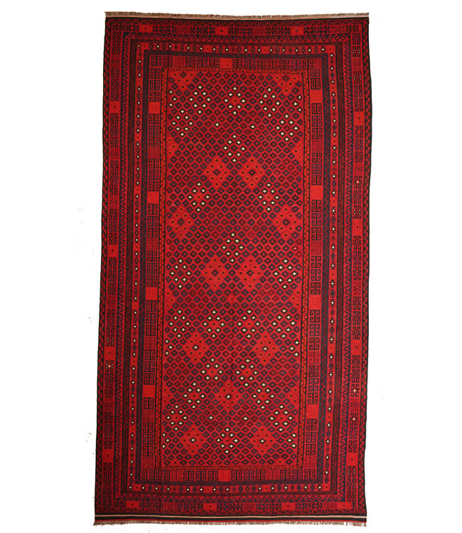 520x252 cm  Oude stijl vintage kelim Handgeweven Kelim tapijt Maimana