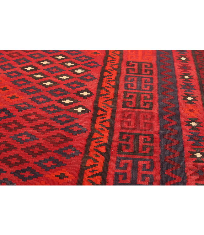 520x252 cm  Vintage-Kelim im alten Stil Handgewebter Kelim-Teppich Maimana