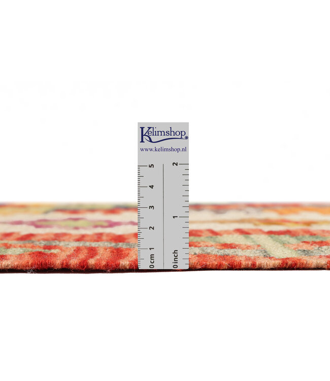 171x124 cm Handwoven Traditional Kelim Area Rug Wool Carpet