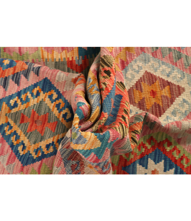 167x120 cm Handwoven Traditional Kelim Area Rug Wool Carpet