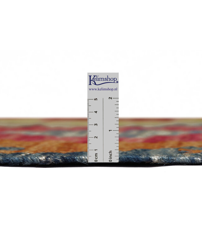 296x78 cm Handwoven Kelim Runner Wool Rug