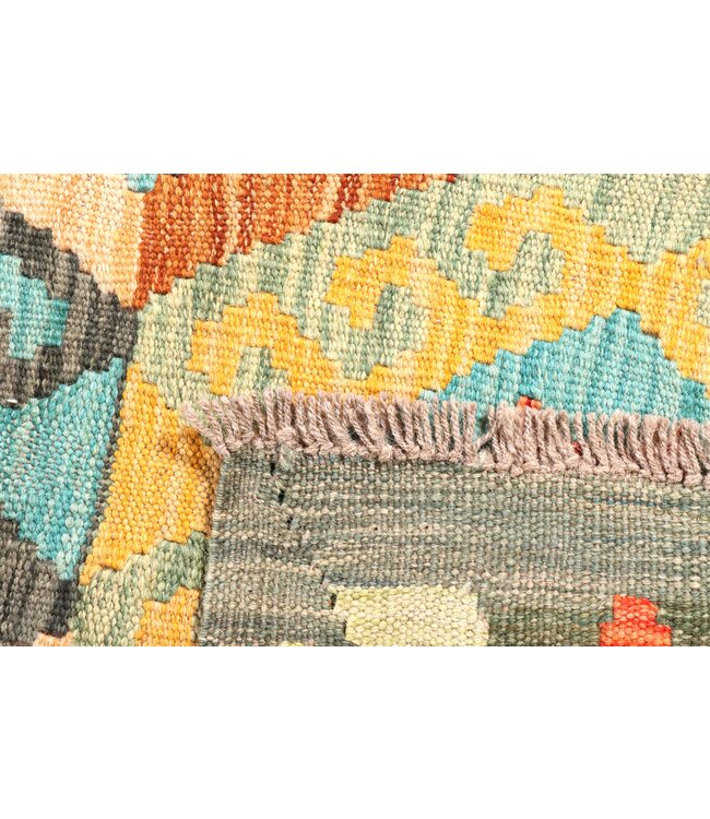 247x81 cm Handwoven Kelim Runner Wool Rug