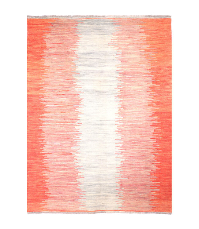 208x160 cm Handgeweven Moderne  Wollen Kelim Tapijt