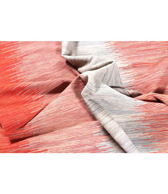 208x160 cm Handgeweven Moderne  Wollen Kelim Tapijt