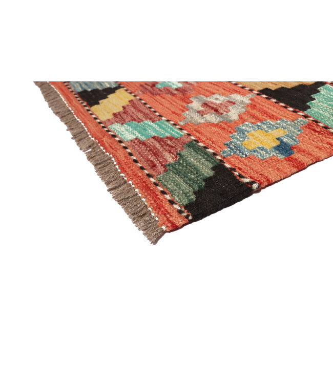 245x177 cm Handgewebter Traditioneller Kelim Teppich Woll