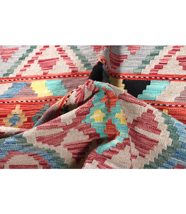 245x177 cm Handwoven Traditional Kelim Area Rug Wool Carpet