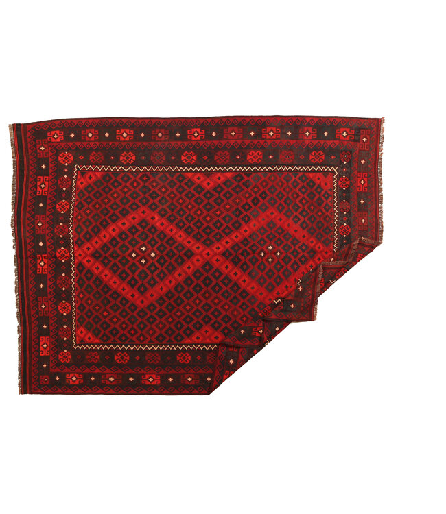 313x238 cm Old style vintage kelim Handwoven Kilim carpet Maimana