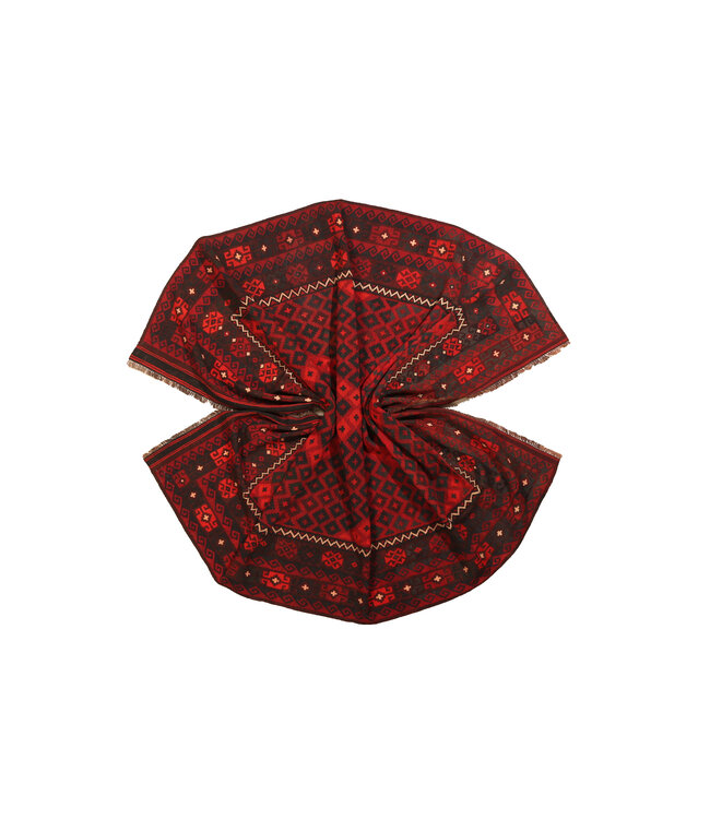 313x238 cm  Vintage-Kelim im alten Stil Handgewebter Kelim-Teppich Maimana