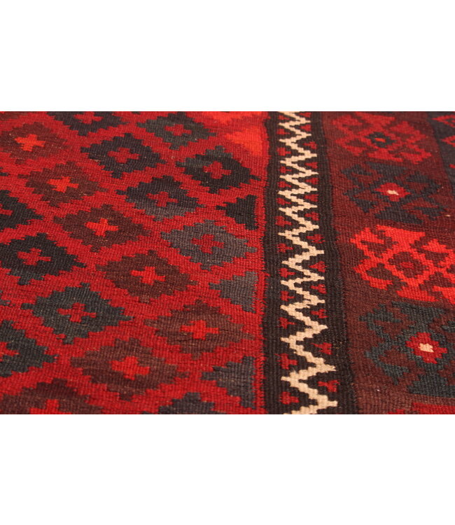 313x238 cm  Oude stijl vintage kelim Handgeweven Kelim tapijt Maimana