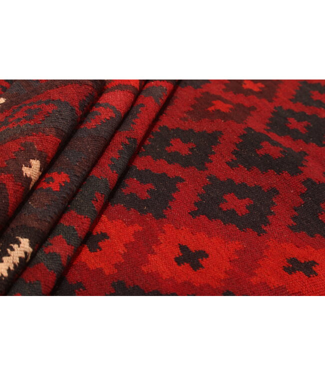 313x238 cm  Oude stijl vintage kelim Handgeweven Kelim tapijt Maimana