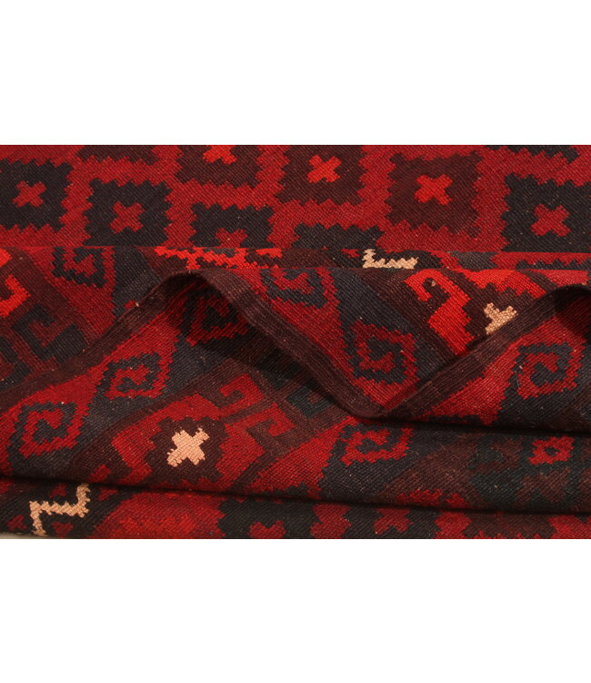 313x238 cm  Vintage-Kelim im alten Stil Handgewebter Kelim-Teppich Maimana