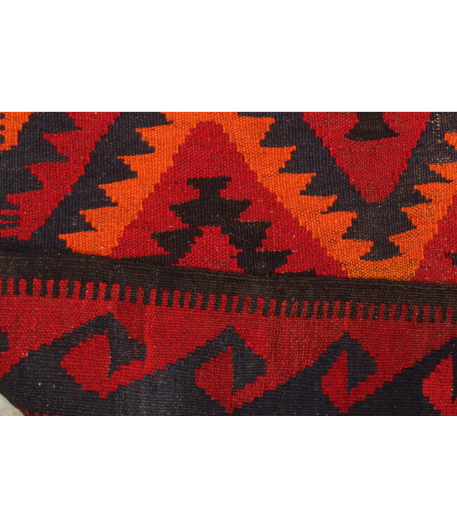 472x125 cm Vintage-Kelim-Läufer handgewebter wool Kelim Maimana