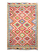 Kelimshop 260x174 cm Handgewebter Traditioneller Kelim Teppich Woll