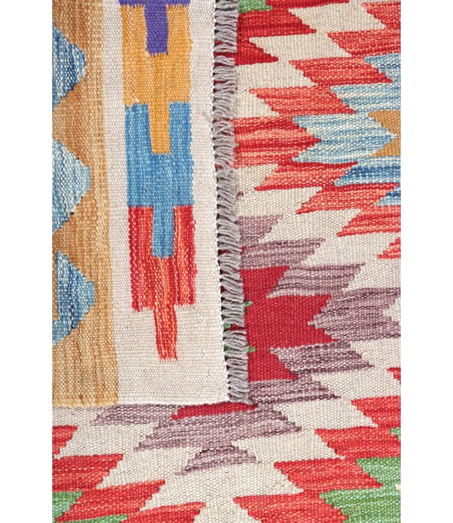 260x174 cm Handgewebter Traditioneller Kelim Teppich Woll