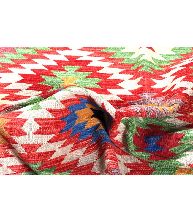 260x174 cm Handgewebter Traditioneller Kelim Teppich Woll