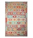 Kelimshop 254x171 cm Handgewebter Traditioneller Kelim Teppich Woll