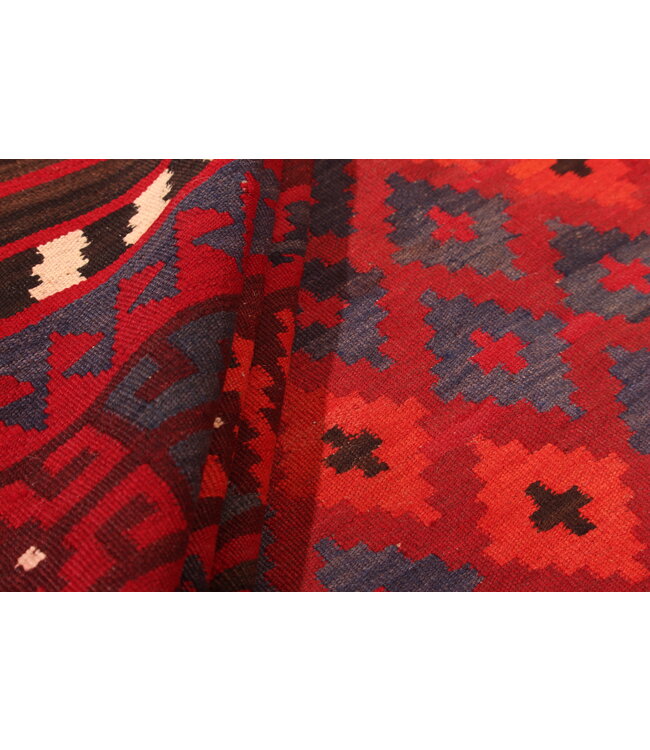 310x245 cm Old style vintage kelim Handwoven Kilim carpet Maimana