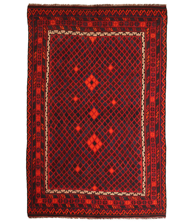 388x250 cm Old style vintage kelim Handwoven Kilim carpet Maimana