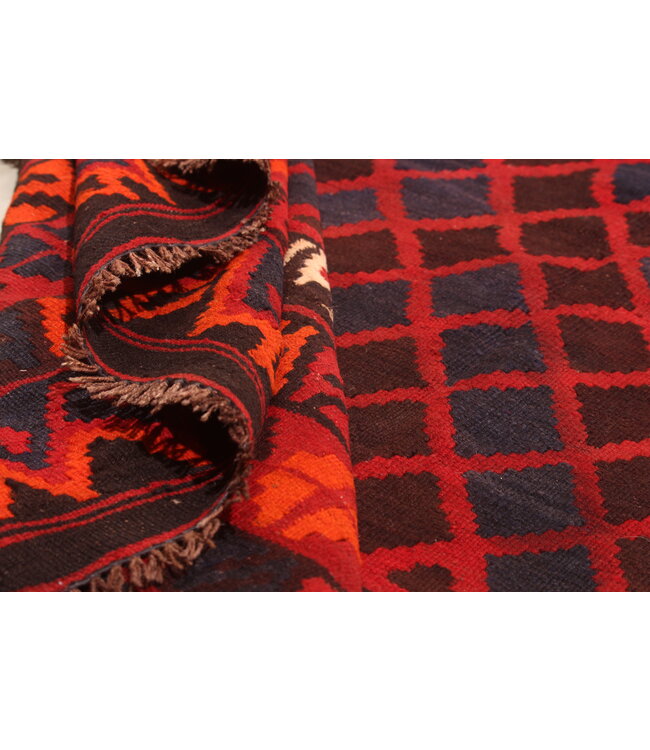 388x250 cm Old style vintage kelim Handwoven Kilim carpet Maimana