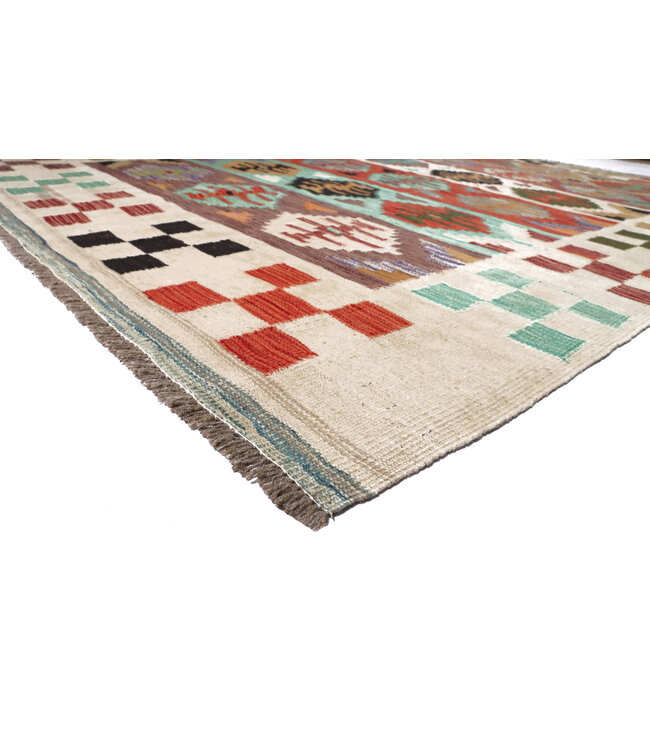 250x170 cm Handgewebter Traditioneller Kelim Teppich Woll