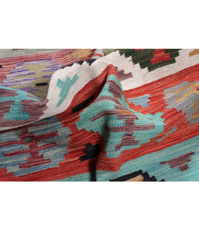 250x170 cm Handgewebter Traditioneller Kelim Teppich Woll