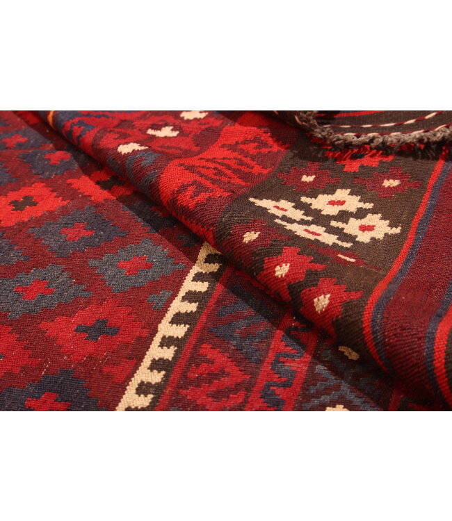422x275 cm Old style vintage kelim Handwoven Kilim carpet Maimana