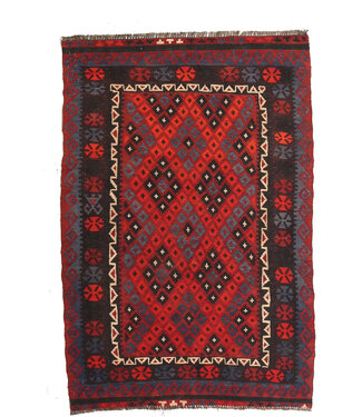 Kelimshop 183x119 cm  Old style vintage kelim Handwoven Kilim carpet Maimana