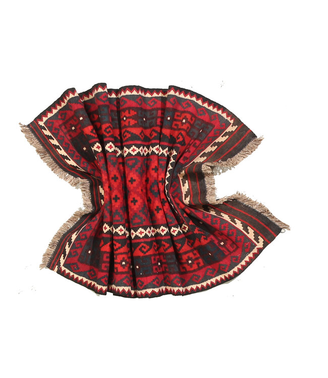 224x95 cm Old style vintage kelim Runner Handwoven Wool Kilim Maimana