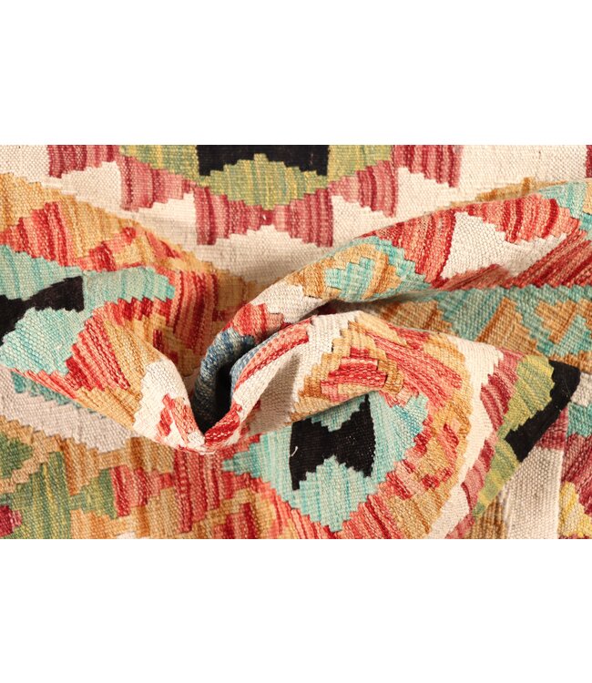 202x71 cm Handwoven Kelim Runner Wool Rug