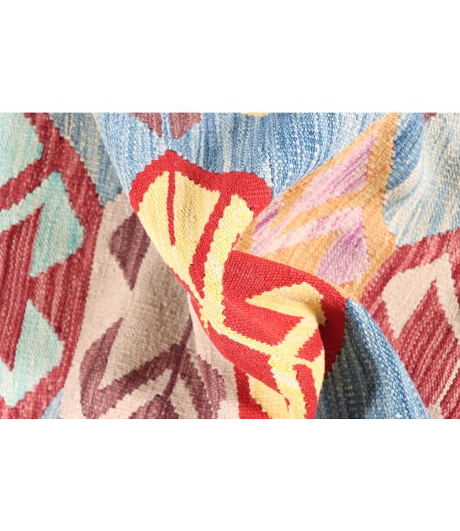 249x82 cm Handwoven Kelim Runner Wool Rug