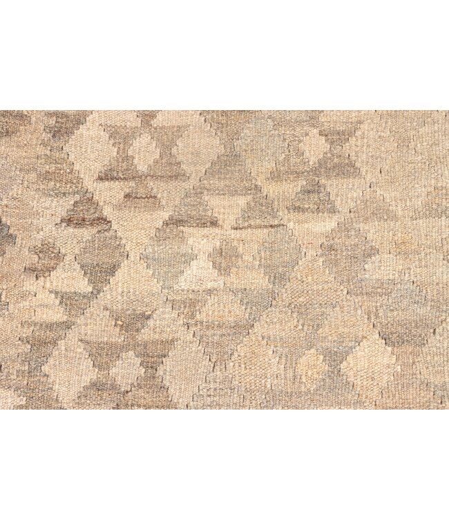 204x151  cm Handgewebter Kelim-Teppich Natürlicher Wolle