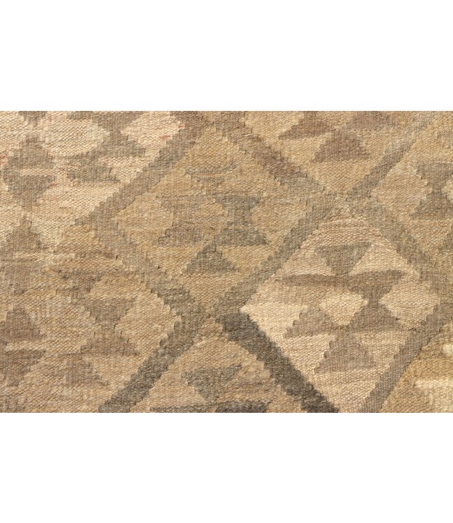 206x150 cm Handwoven Natural  Wool Kelim Area Rug