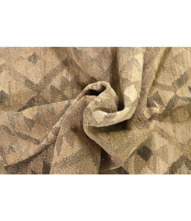 206x150  cm Handgewebter Kelim-Teppich Natürlicher Wolle
