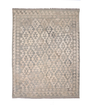 Kelimshop 201x152 cm Handwoven Natural  Wool Kelim Area Rug