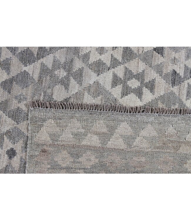 201x152 cm Handwoven Natural  Wool Kelim Area Rug