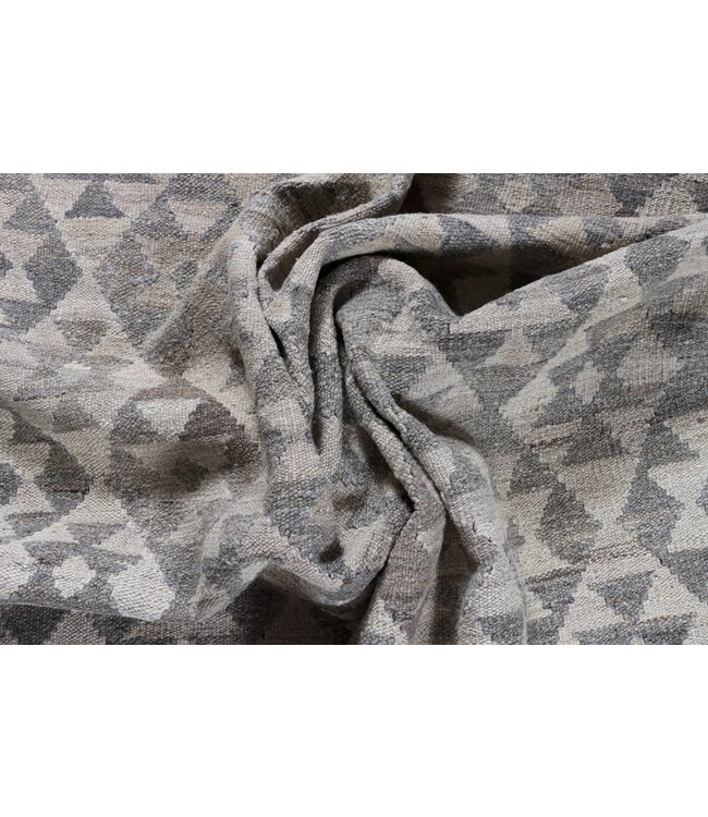 201x152 cm Handgeweven Natural Kelim Wol Tapijt