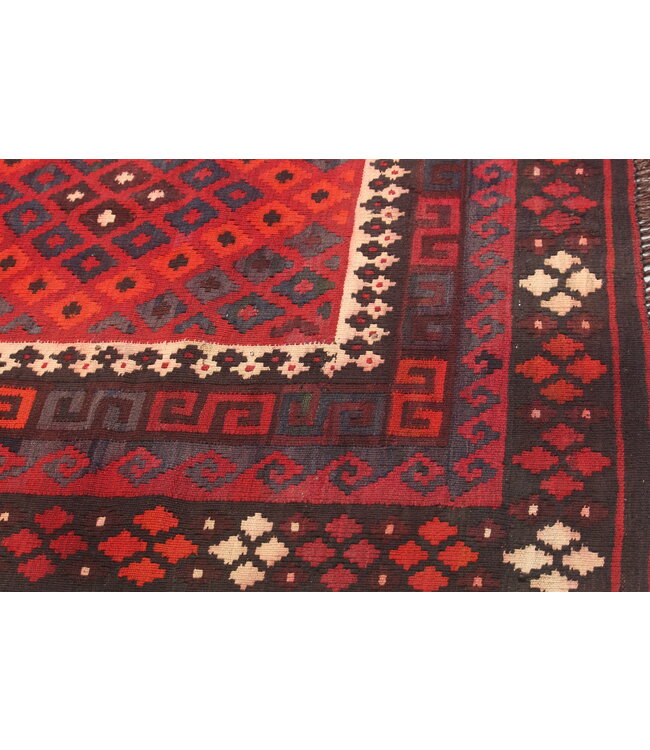 195x105 cm Oude stijl vintage kelim Handgeweven Kelim tapijt Maimana